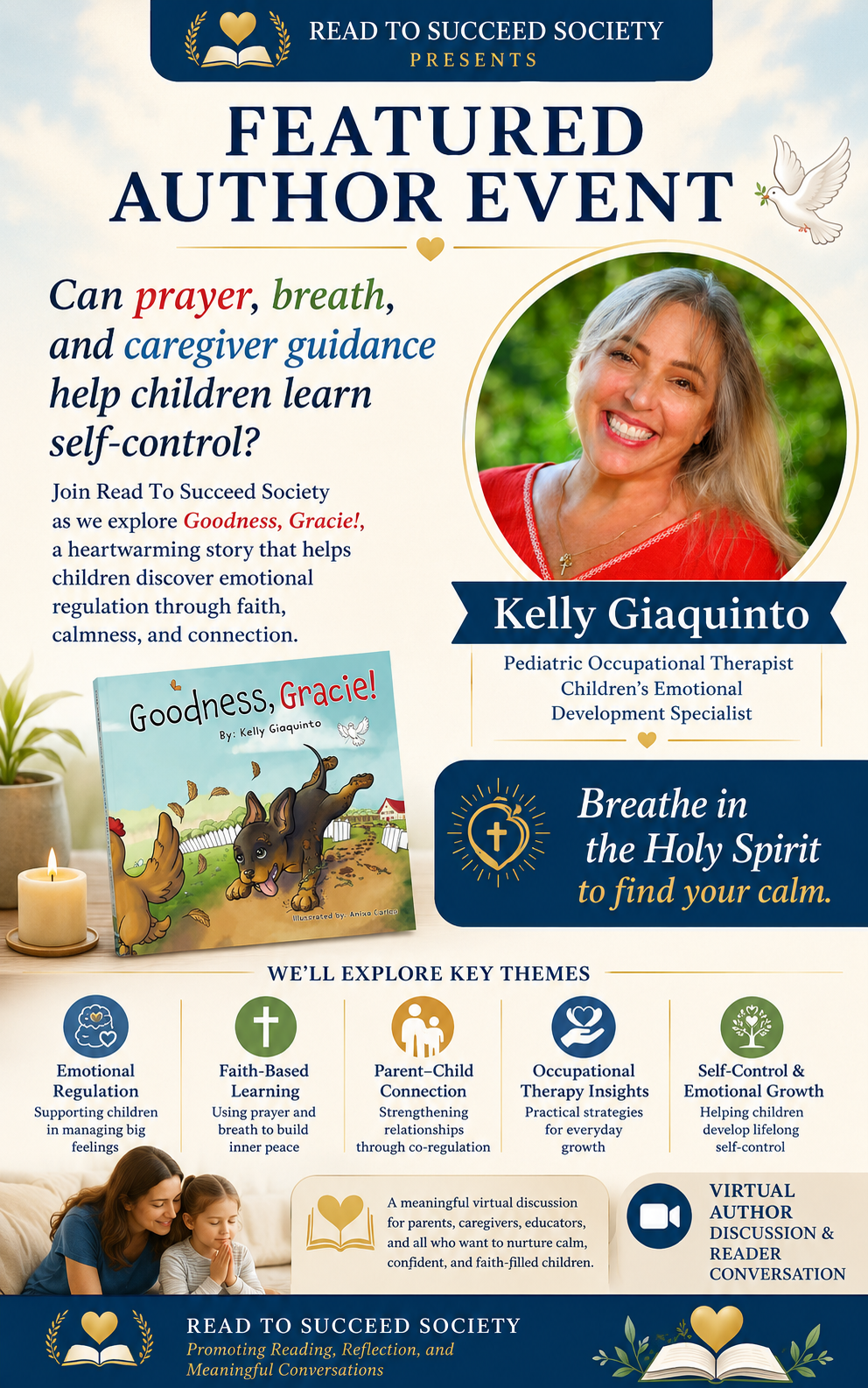 Featured Author Event, Kelly Giaquinto · Goodness, Gracie!