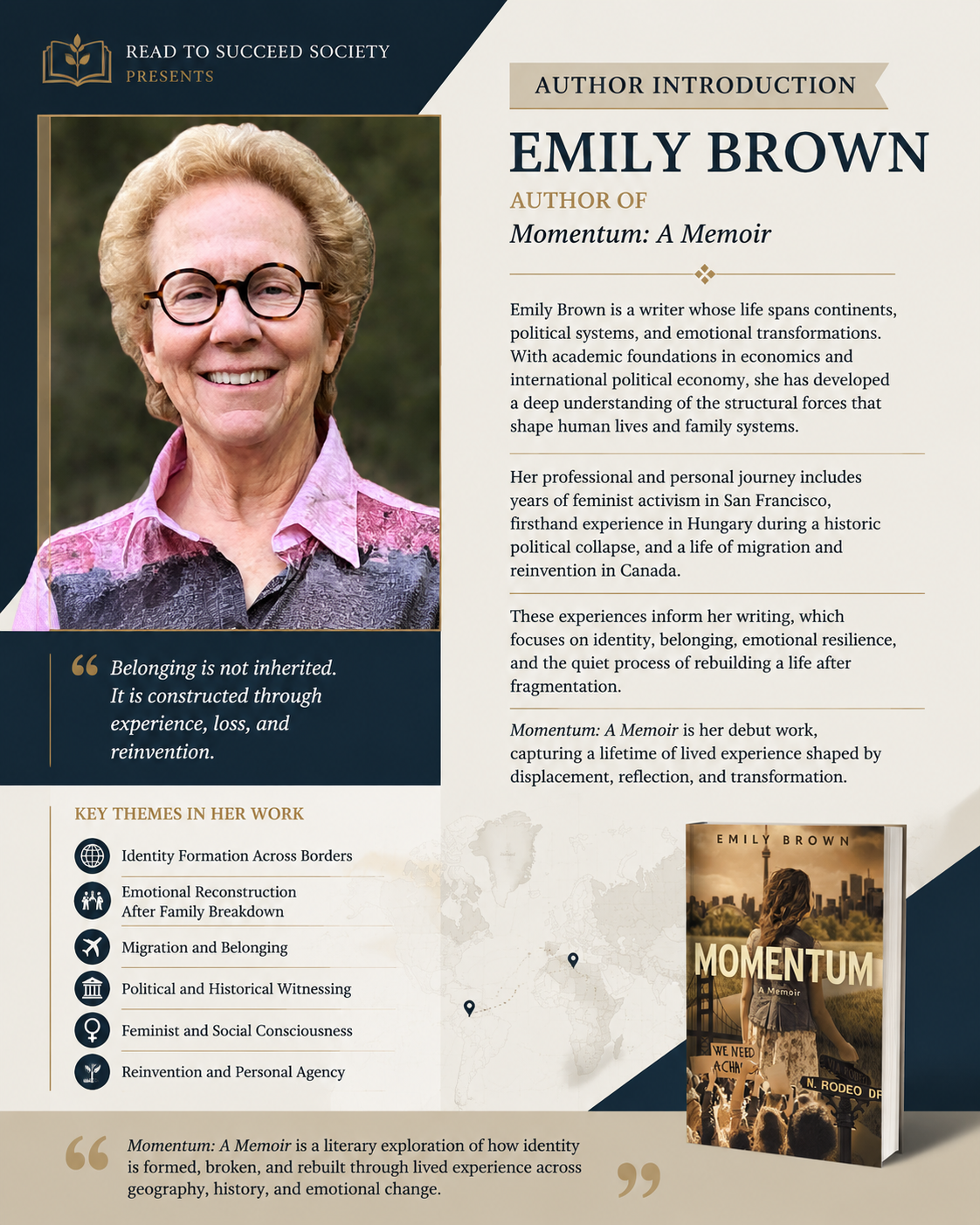Author Introduction, Emily Brown · Momentum: A Memoir